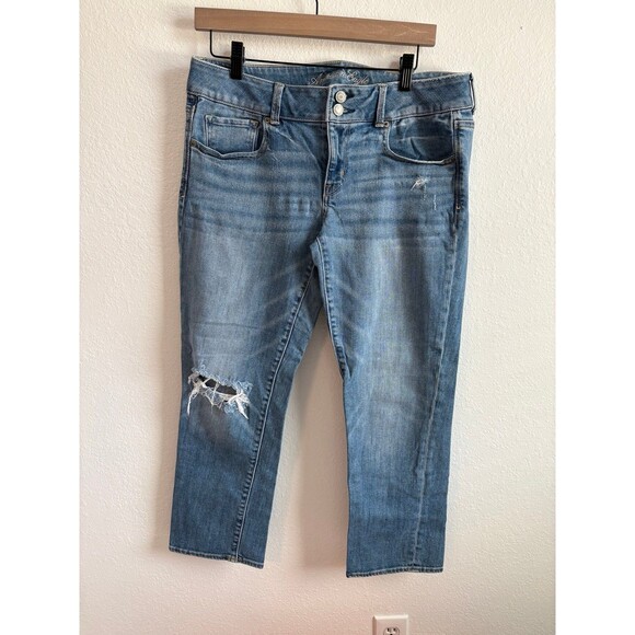 WOMENS AE Artist Crop Capris Size 12 R - Picture 1 of 3
